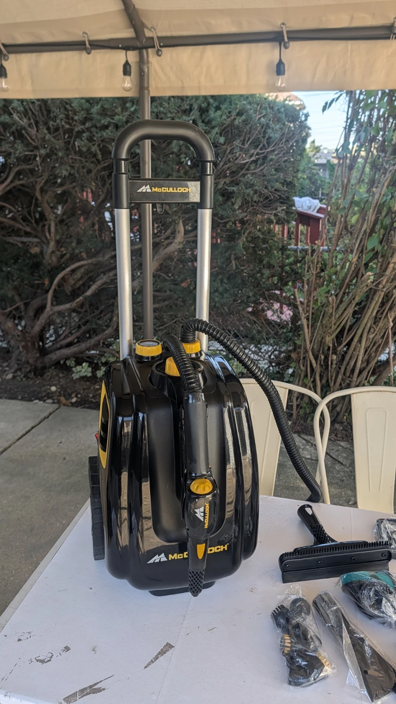 McCulloch MC1385 Deluxe Canister Steam Cleaner limpiador a Vapor