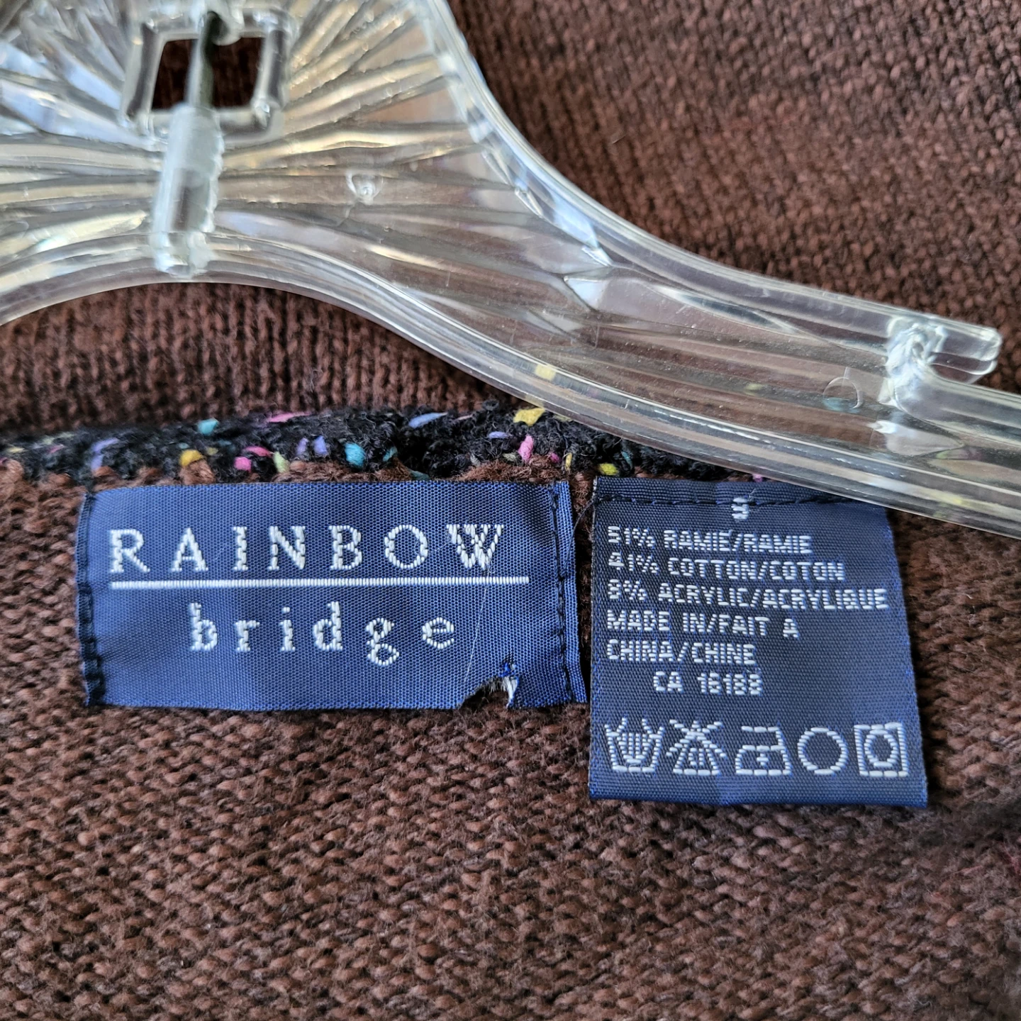 Rainbow Bridge Brown Knit Cardigan - photo 3