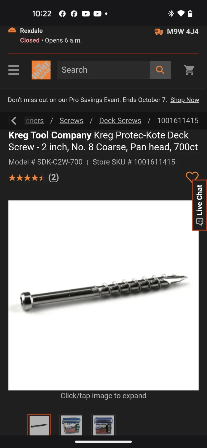 Kreg Protec-Kote Deck Screws 2-Inch, 700 Count - photo 5