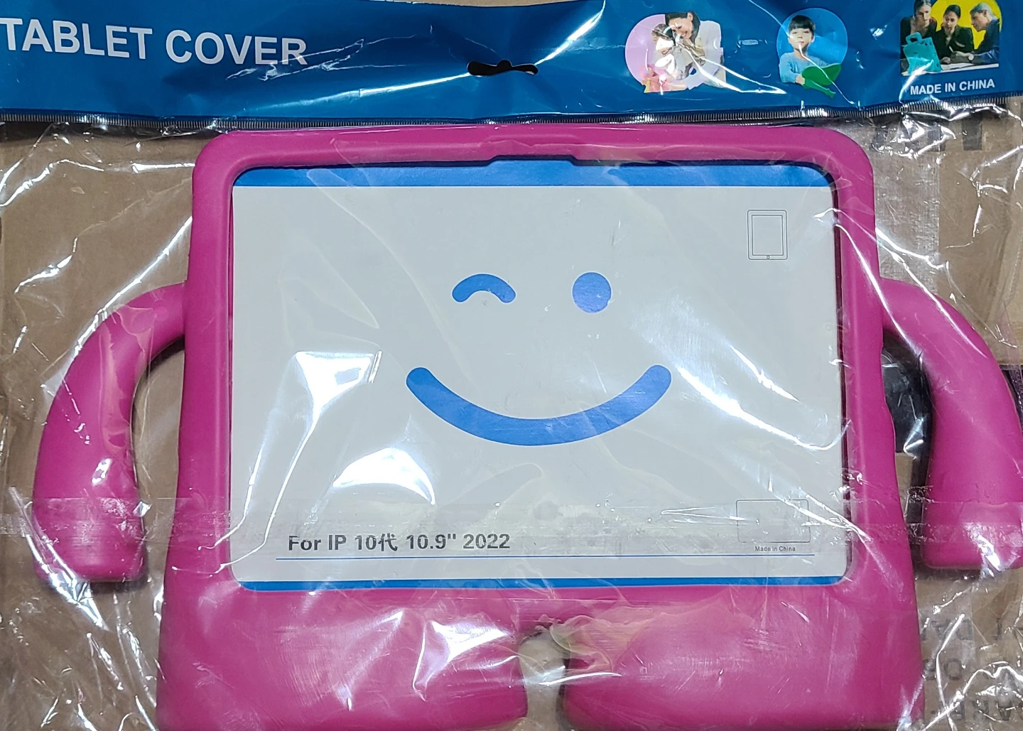 Pink Kids Tablet Cover for iPad 10th Gen 10.9"