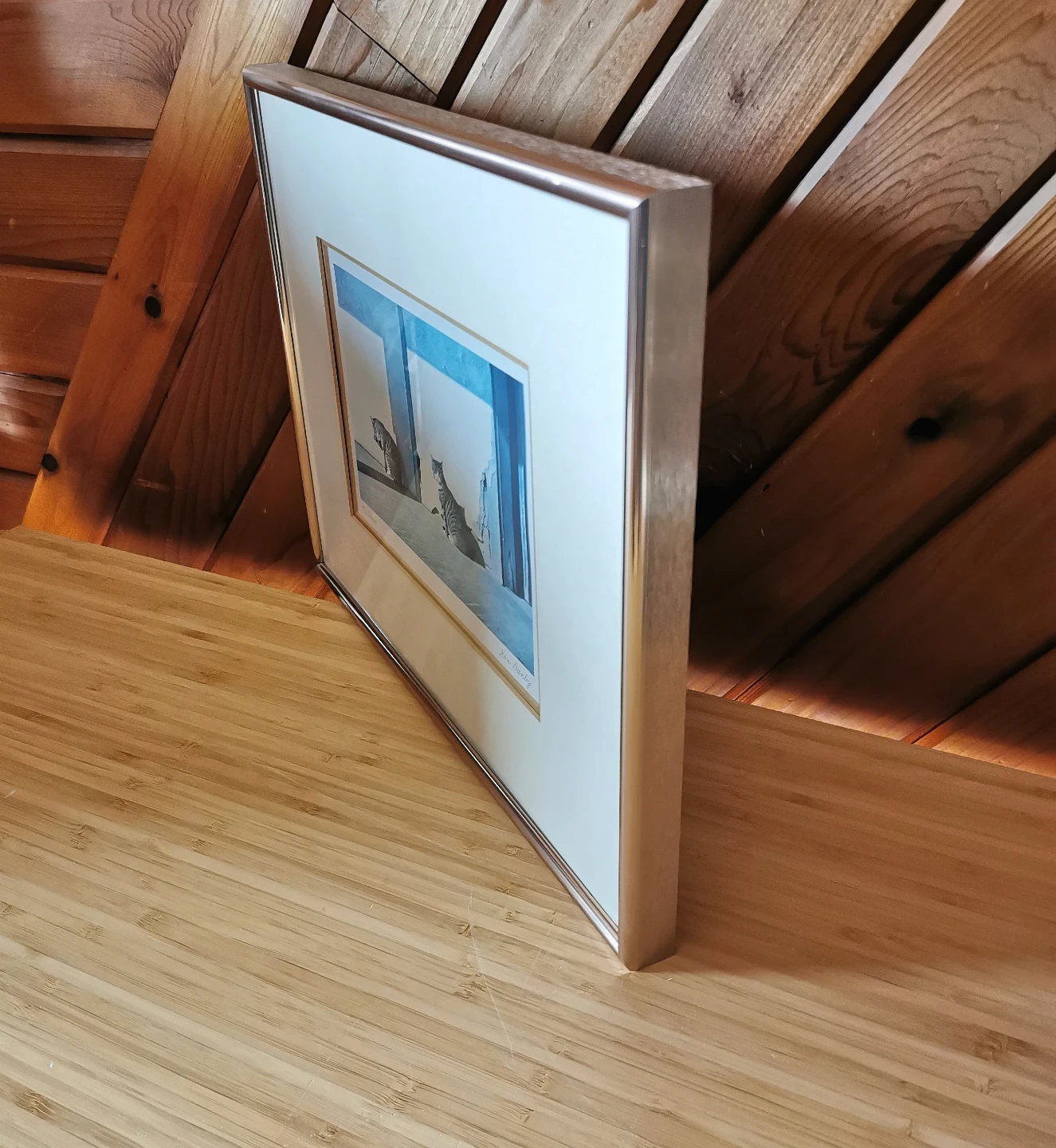 Vintage Ken Danby Partners Cat Art Print Framed - photo 4