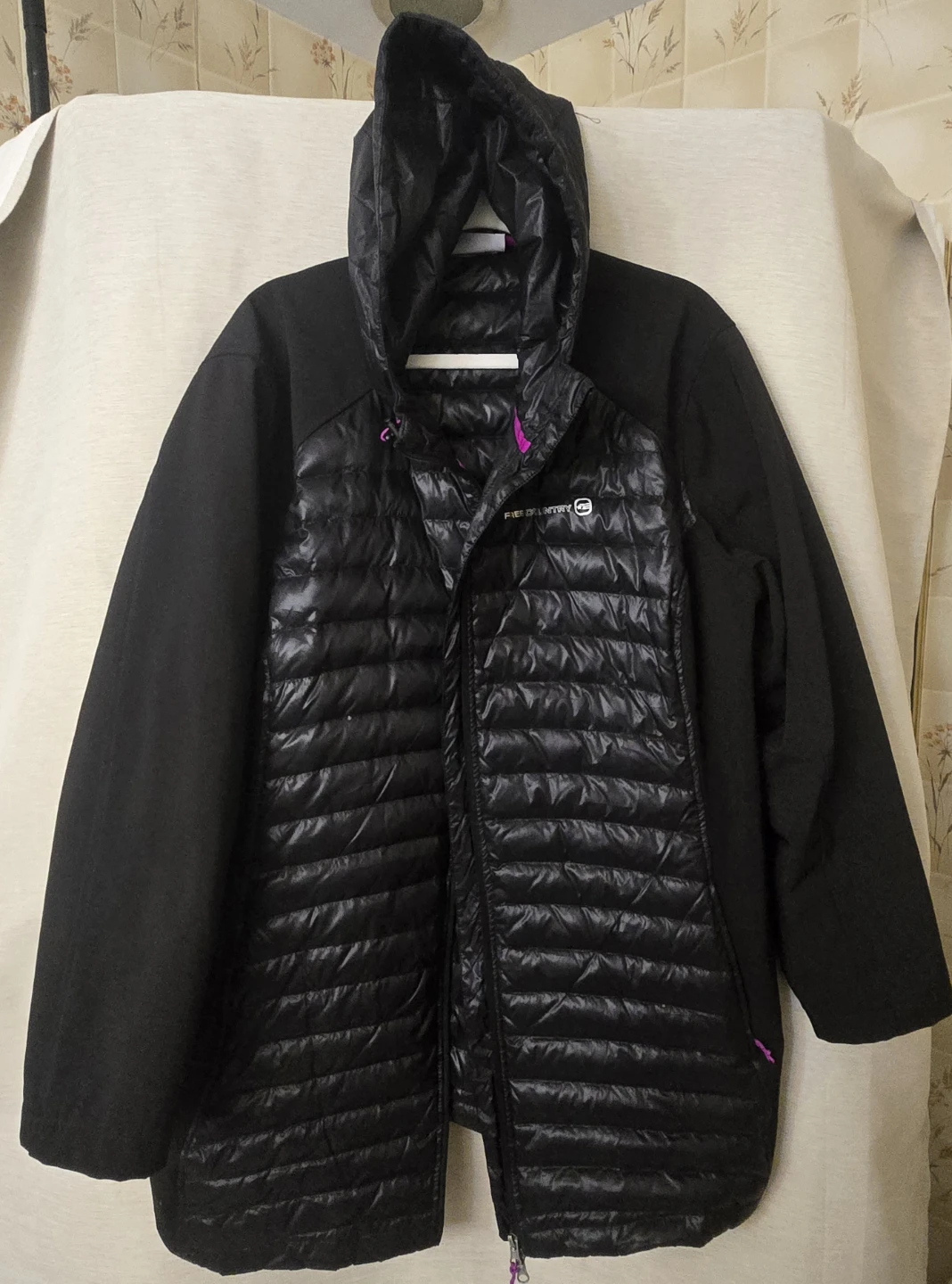 Women's 2XL Quilted Puffer hybrid jacket.  Free Country.EUC.