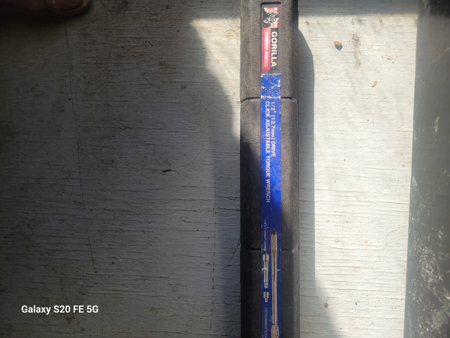 Gorilla 1/2" Drive Click Adjustable Torque Wrench - photo 2