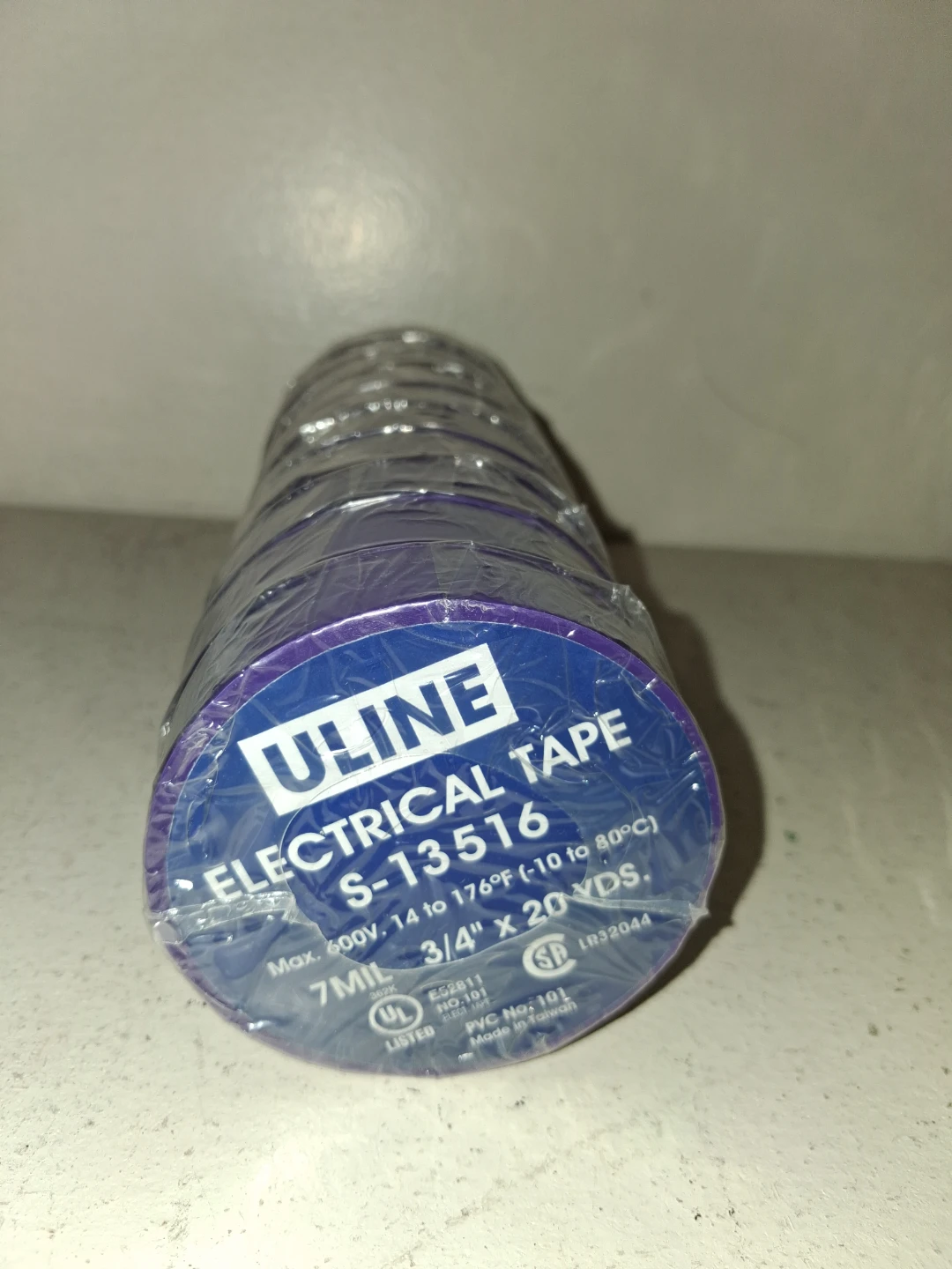($1.50) Uline Purple Electrical Tape S-13516 - photo 2