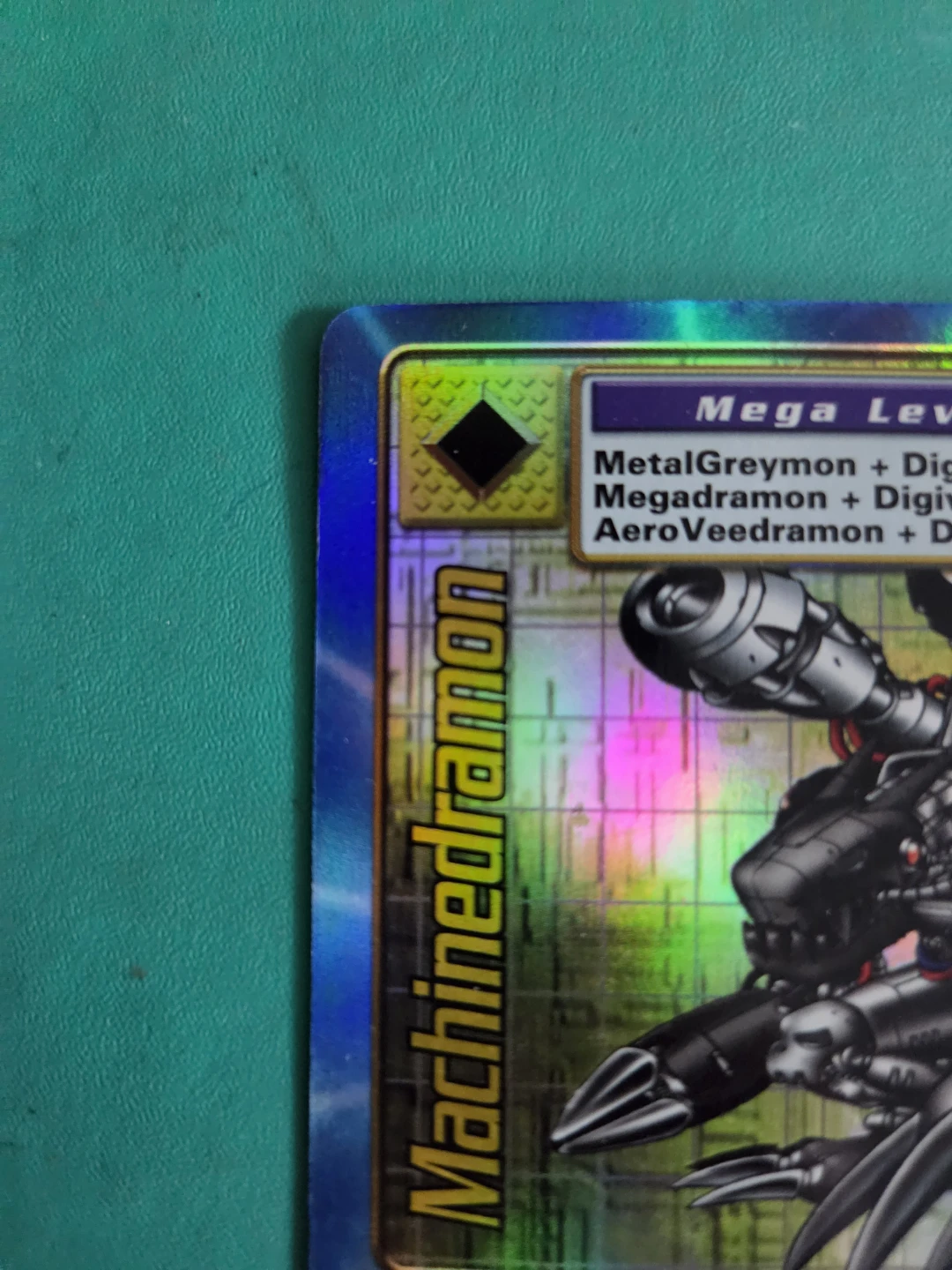 1999 Bandai Digimon Machinedramon Bo-55 Card - photo 4