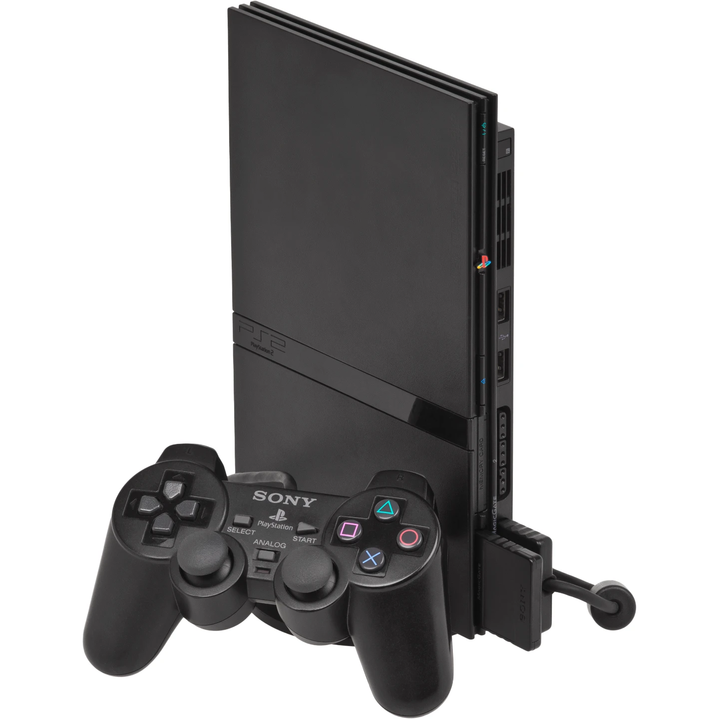 Sony PlayStation 2 Slim Console with 2 Controller