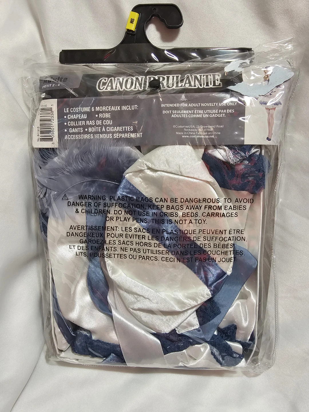 NEW Smokin' Hot 6-Piece Adult Costume Size Small 2-4 - photo 2
