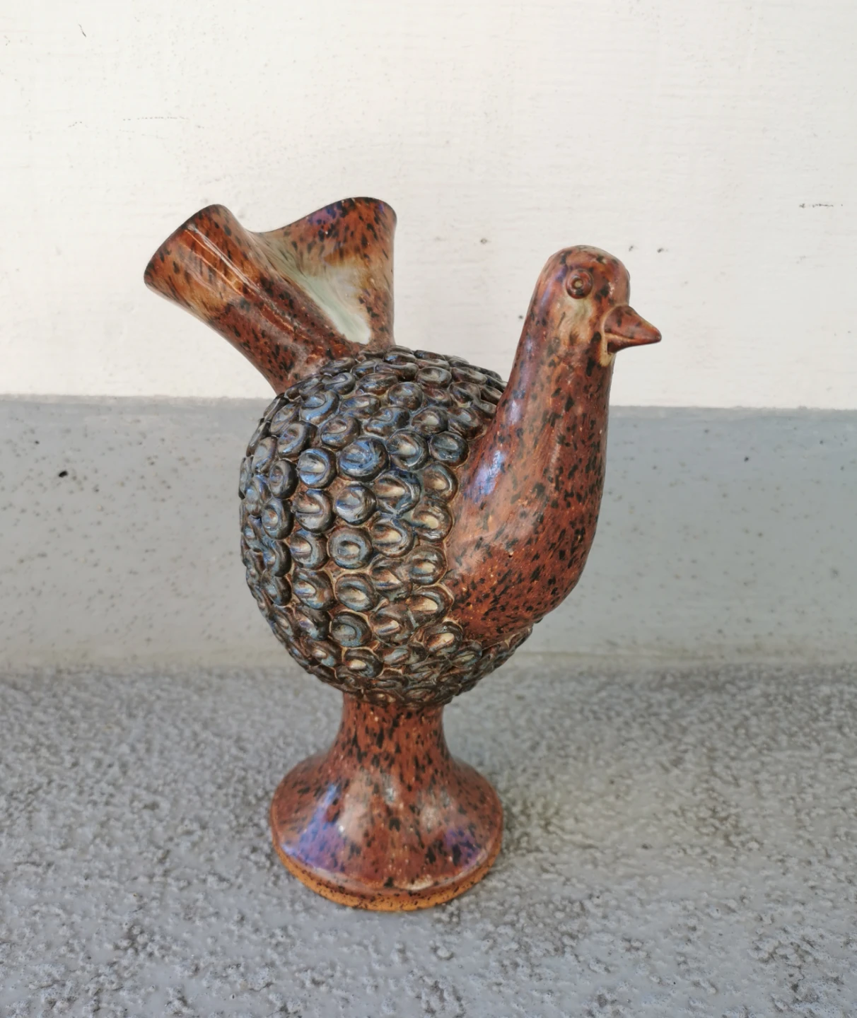 Vintage Gail Stewart Signed Studio Pottery Bird Sculpture - photo 2
