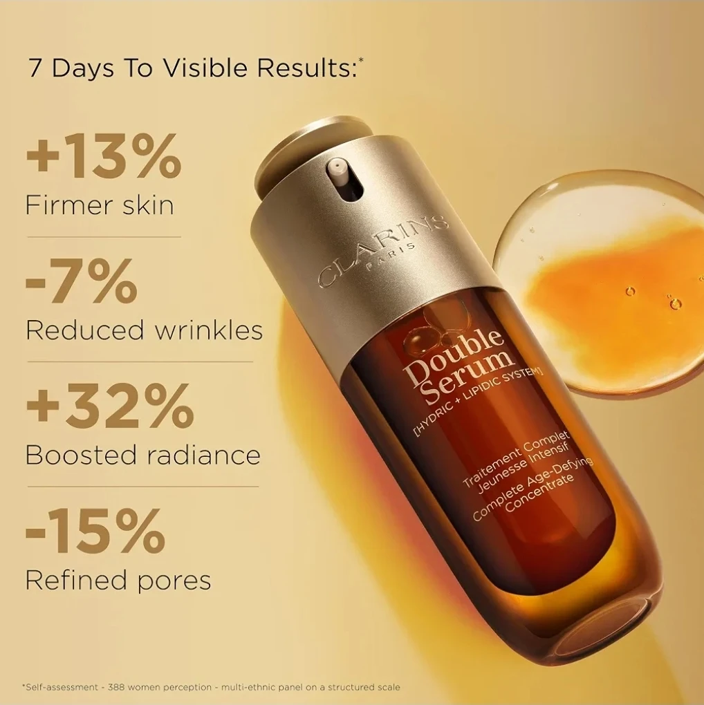 Clarins Double Serum Complete Age-Defying Concentrate - photo 2