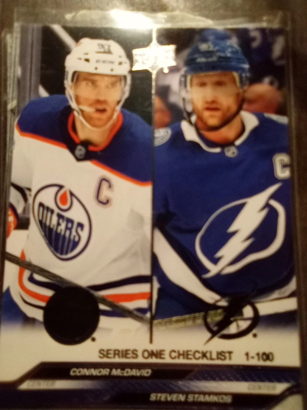2023-24 Upper Deck Series 1 Hockey Checklist Card