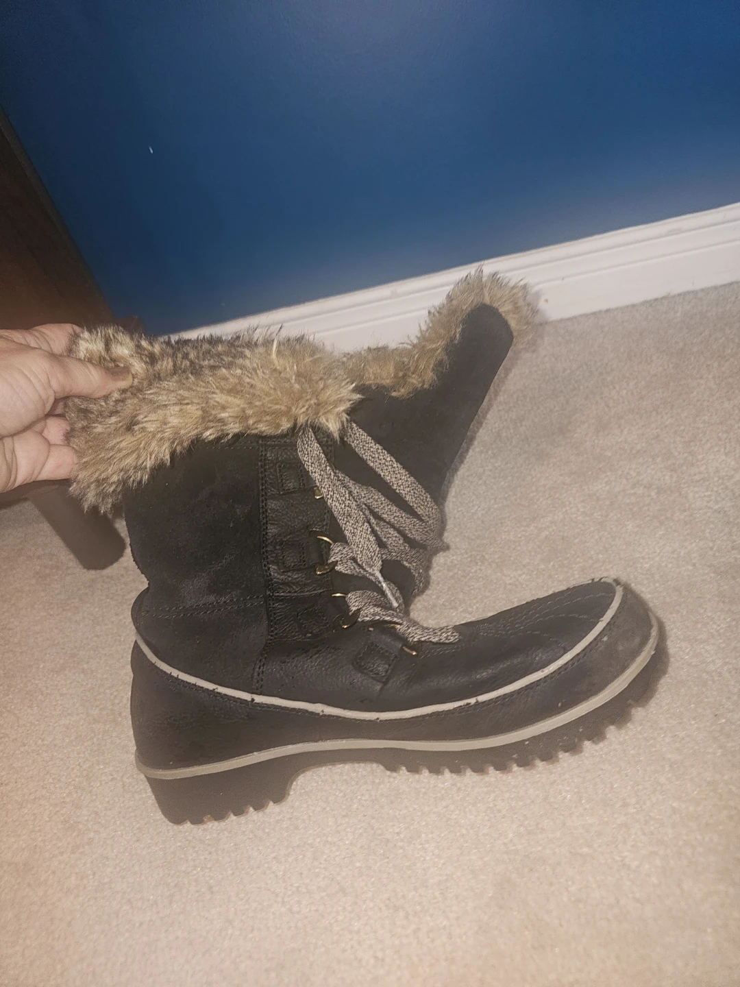 Sorel winter boots. Black size 7.5 - photo 2