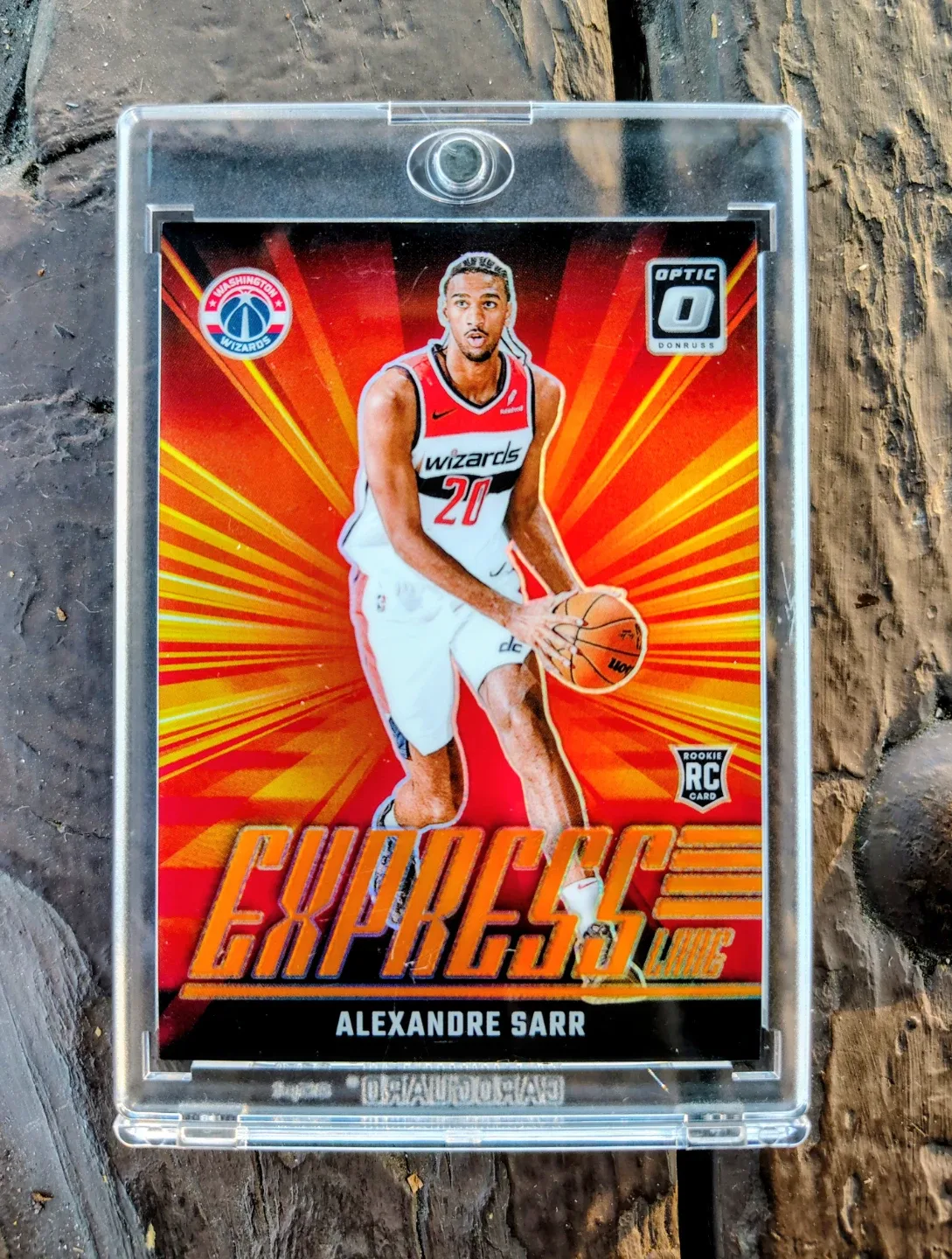 Alexandre Sarr 2024-25 Donruss Optic Prizm Card 16 sp/39