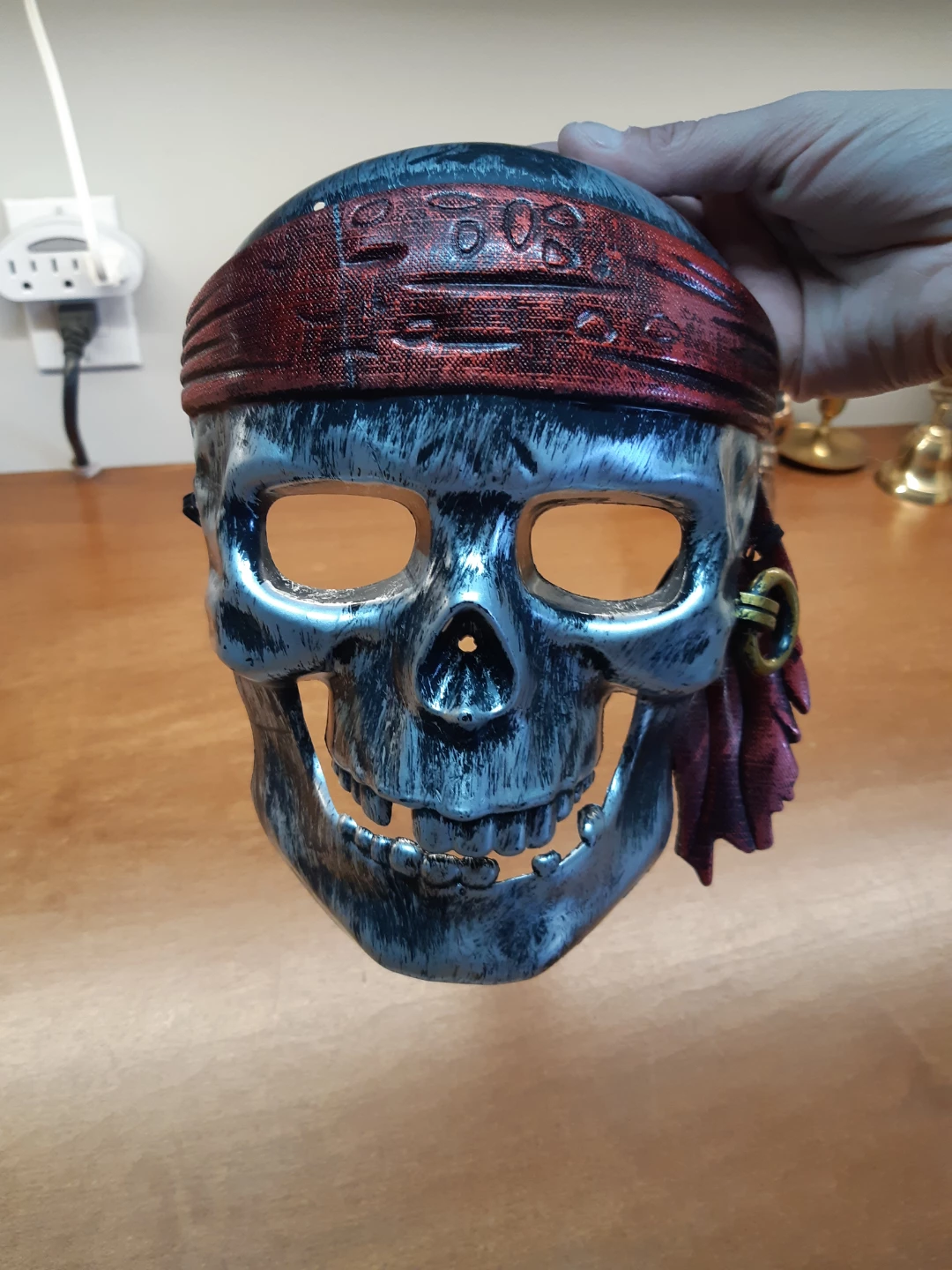 Skeleton Pirate Halloween mask - photo 2