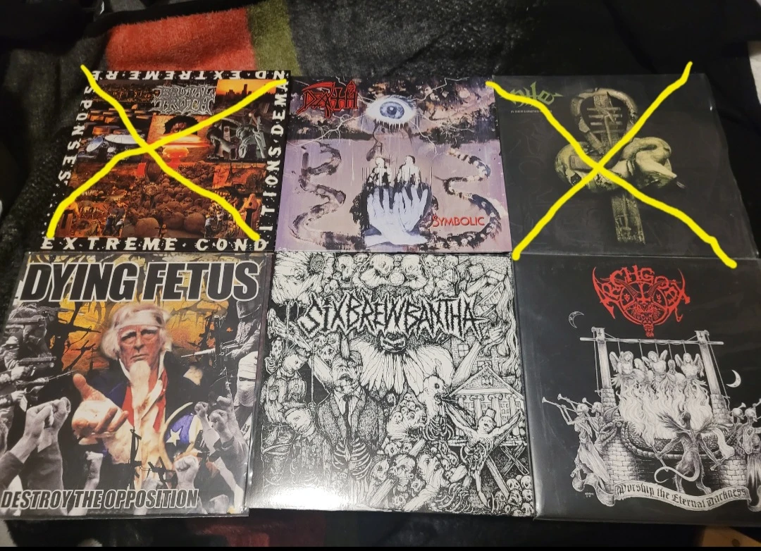 Death Doom Black Metal Grindcore Vinyl Records