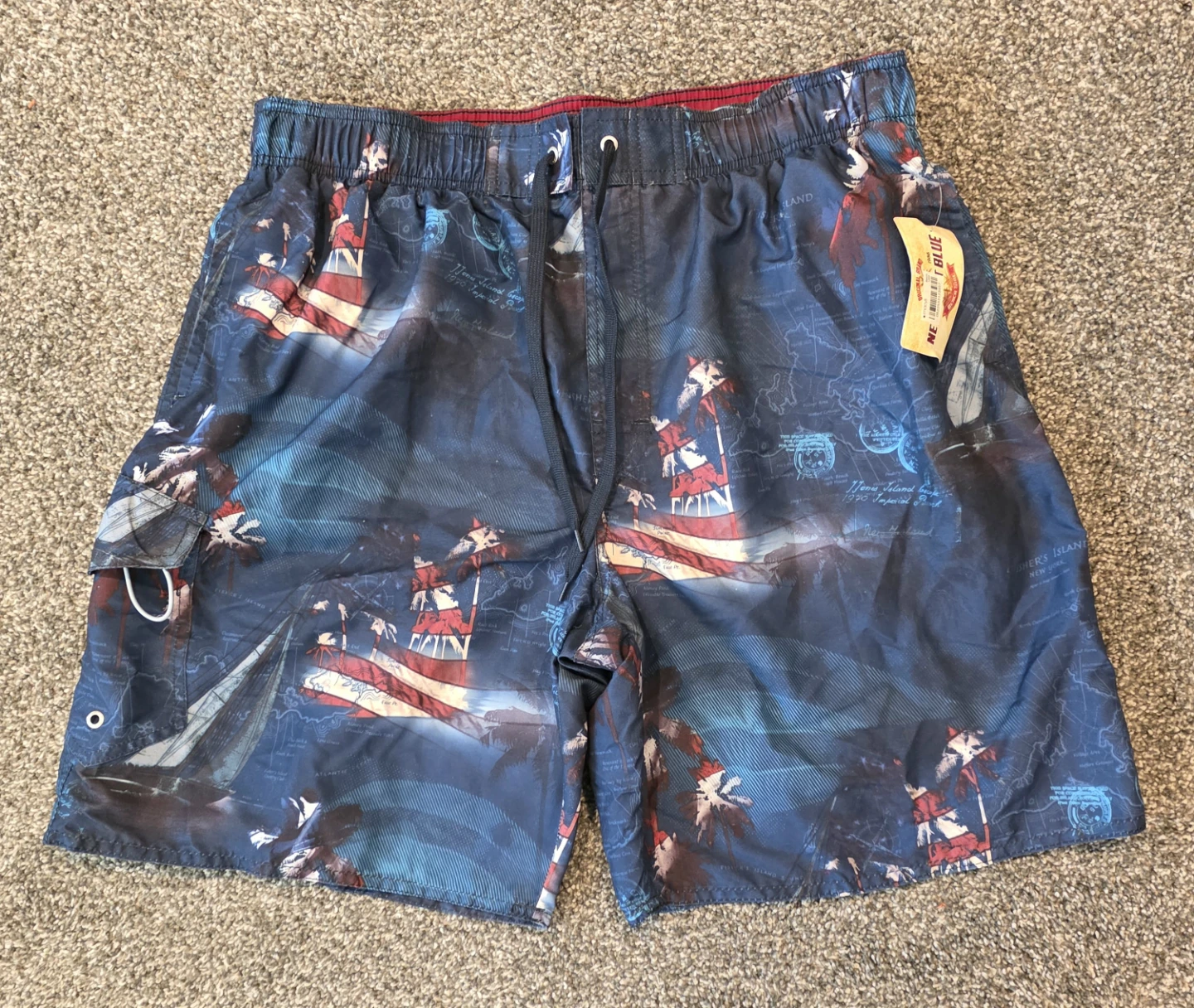 NEWPORT BLUE Beach Side Swim Trunks XL