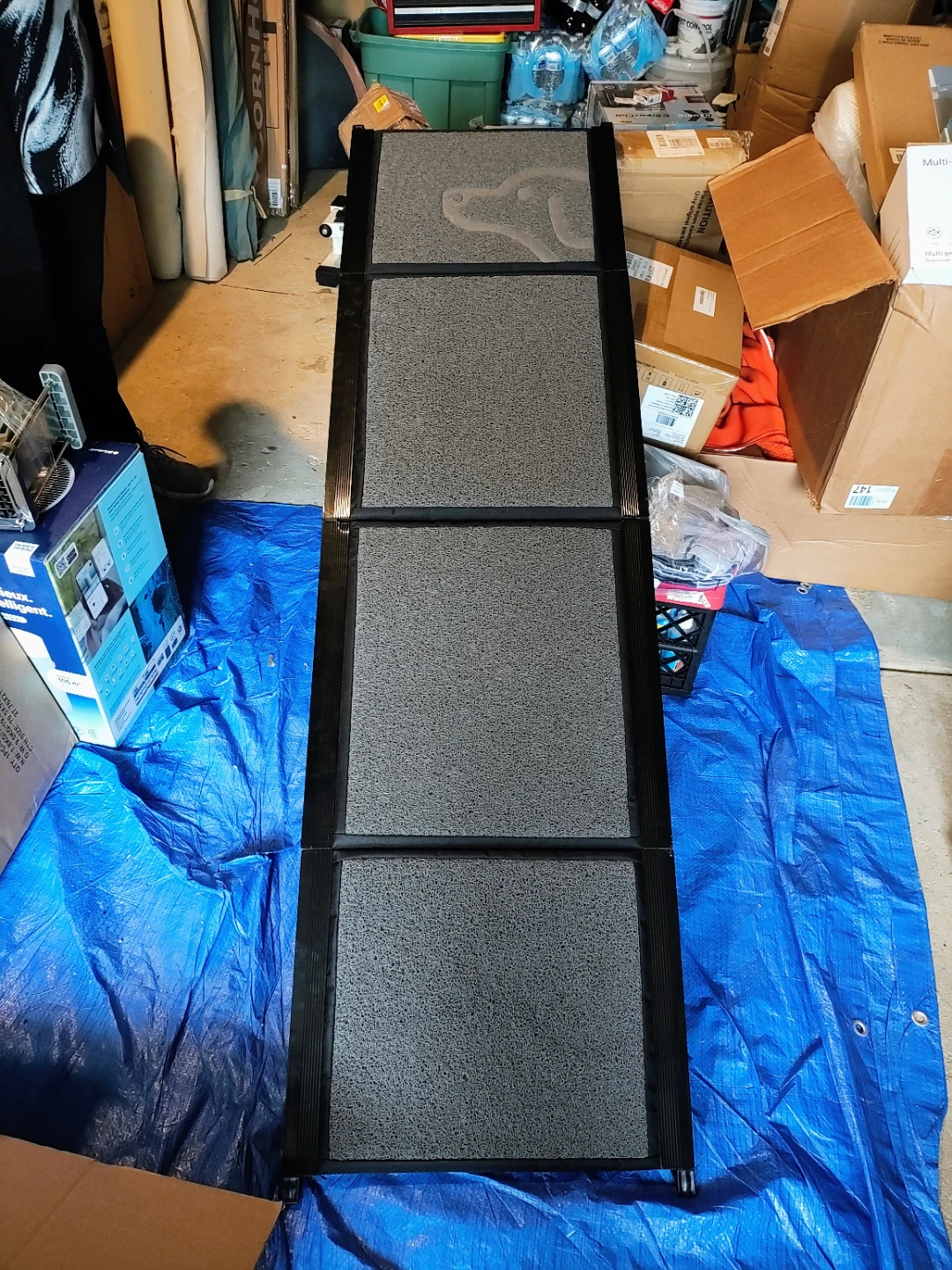 Folding Dog Ramp for Cars & SUVs – 4-Panel, Non-Slip