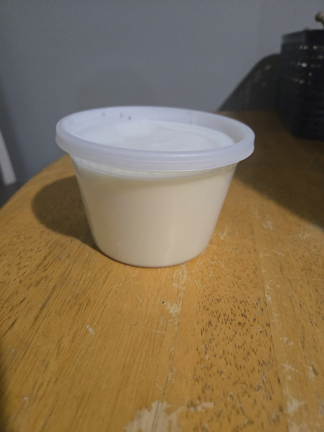 Clear Plastic Food Storage Container