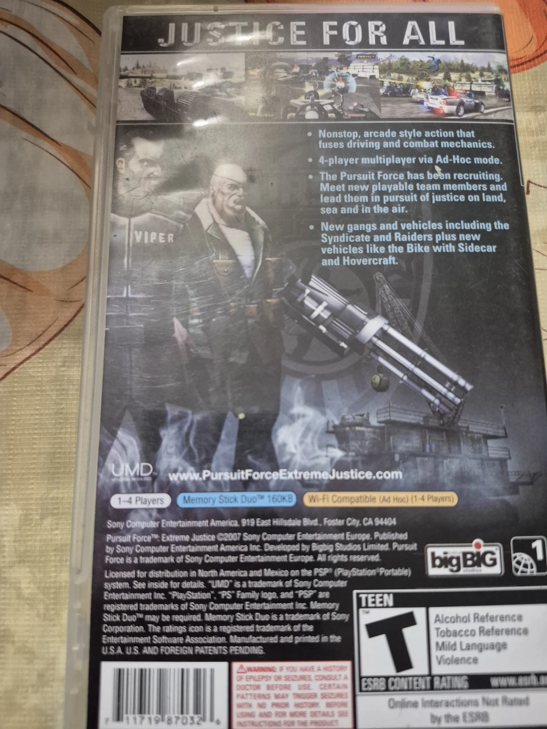 Pursuit Force: Extreme Justice for PSP - photo 3