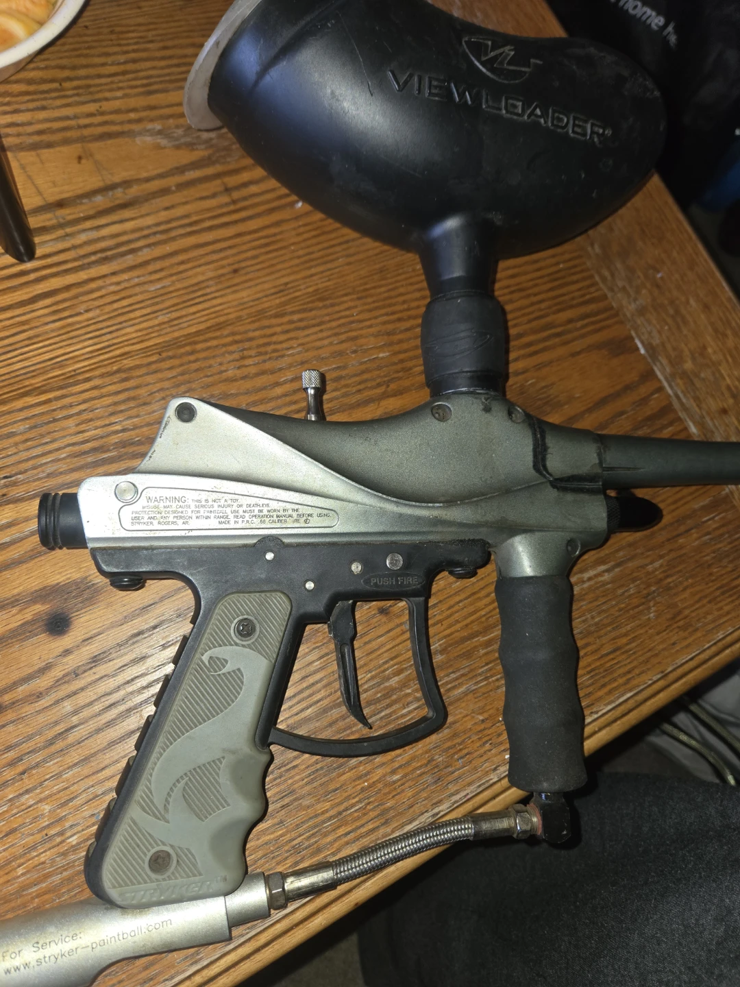 Stryker Paintball Marker with ViewLoader Hopper and Mask - photo 3