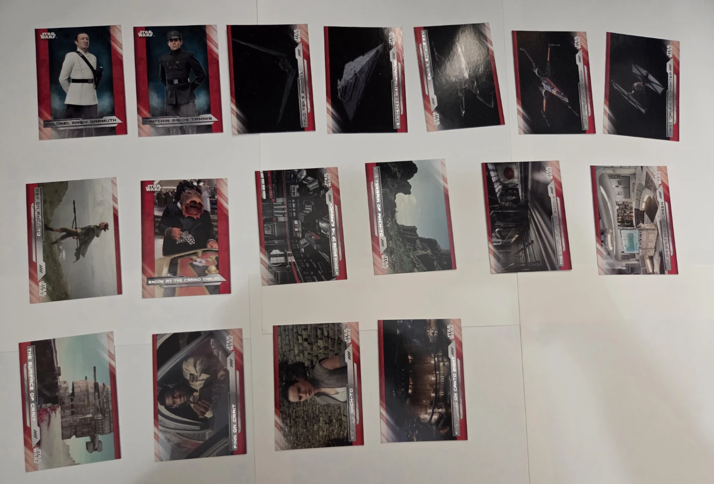Star Wars Last Jedi Trading Cards - photo 4