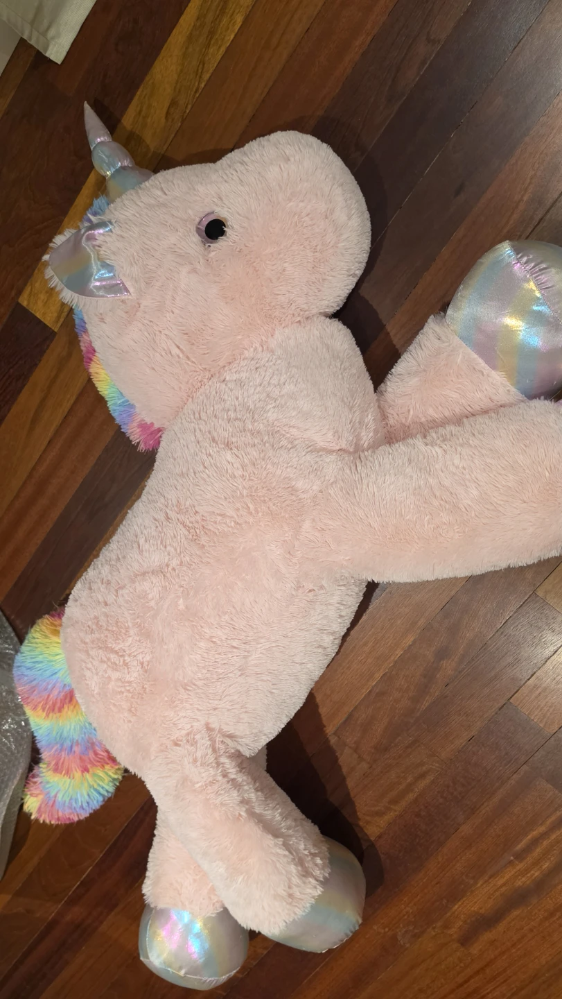 Large Pink Unicorn Plush Toy - photo 2