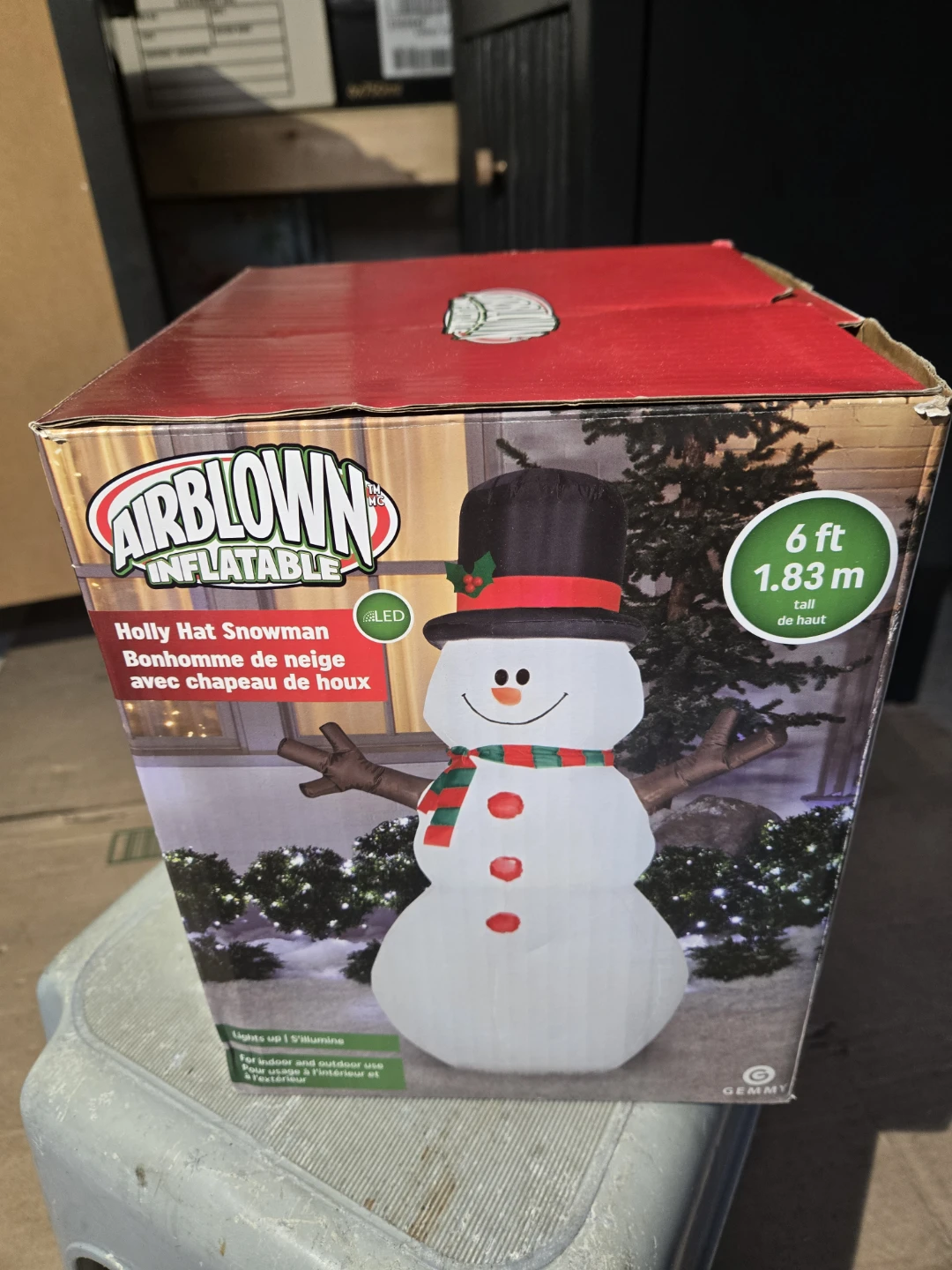 New 6 ft outdoor inflatable snowman - photo 3