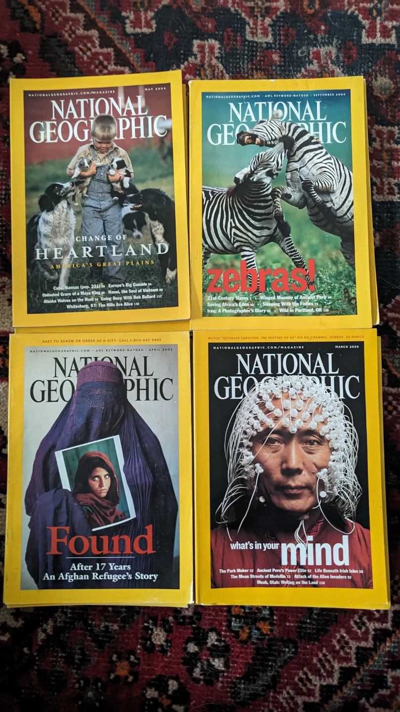 Collection of 23 National Geographic Magazines