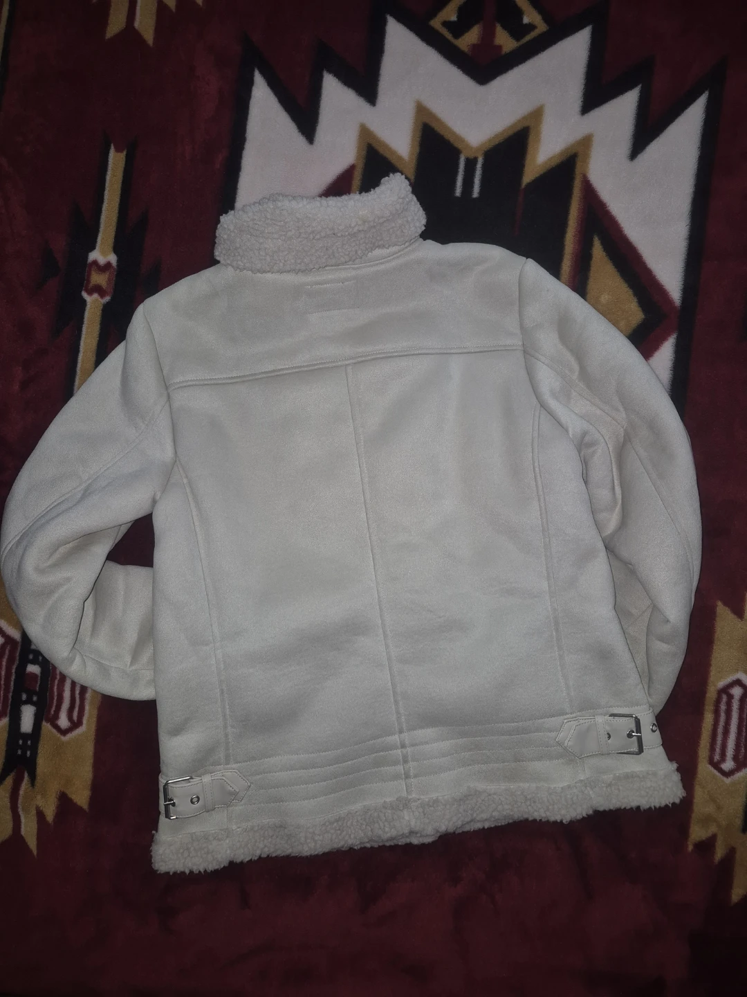 ONLY Faux Shearling Biker Jacket - photo 3
