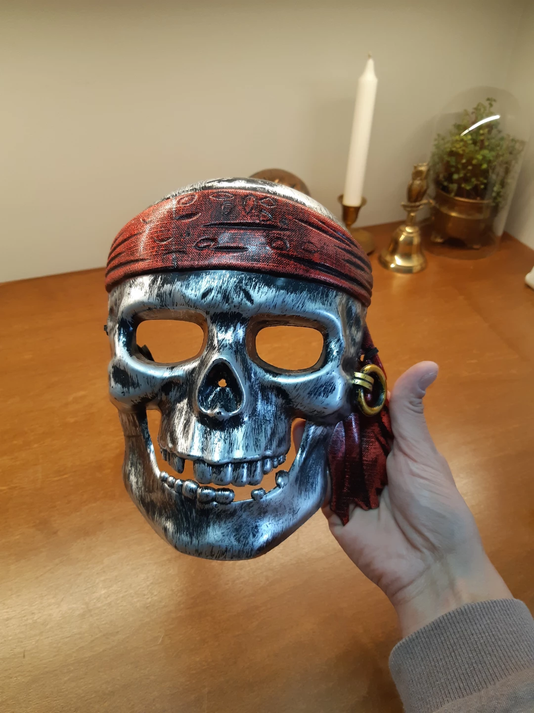 Skeleton Pirate Halloween mask - photo 3