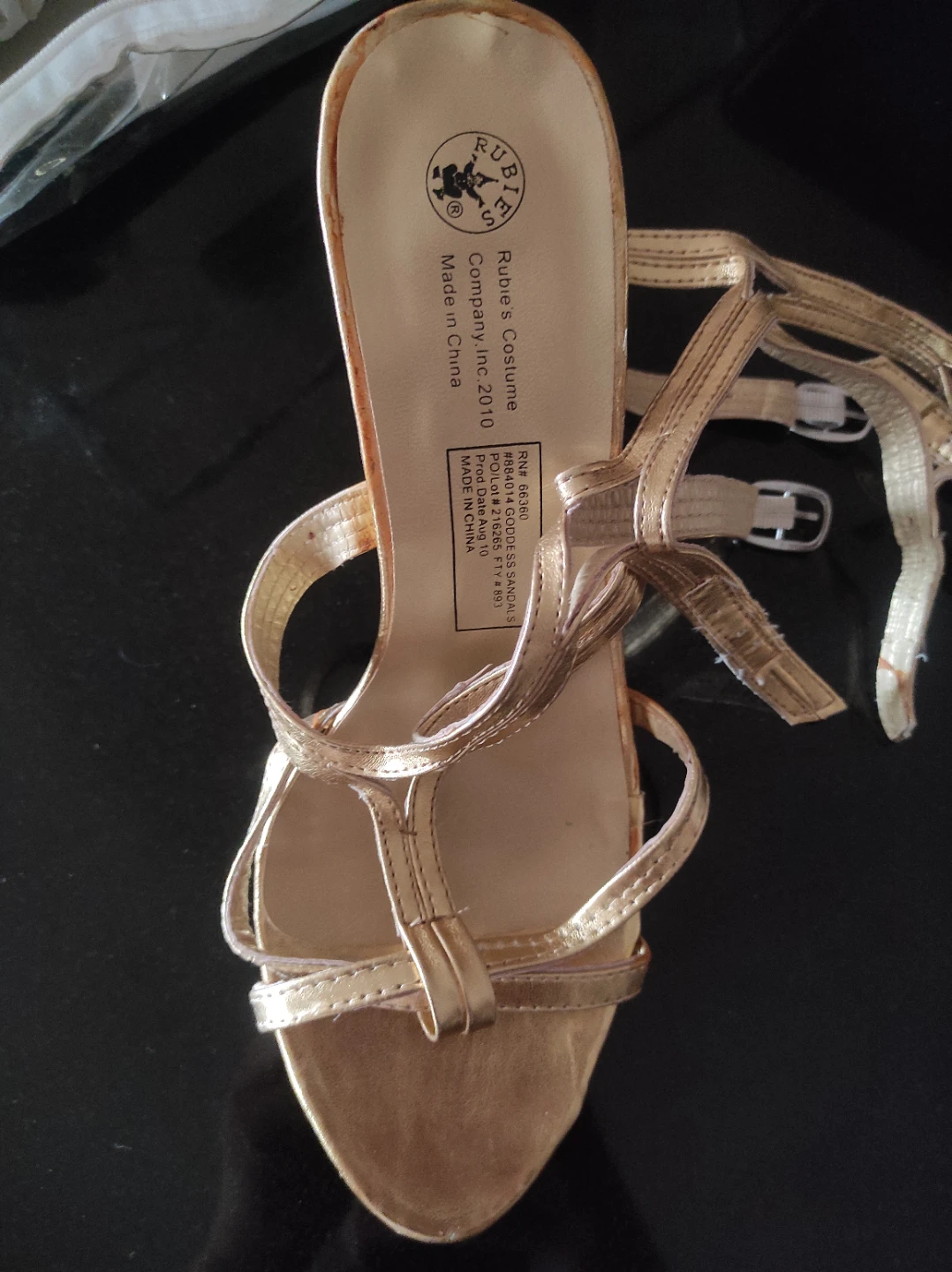 Gladiator sandals. Halloween Costume accessory