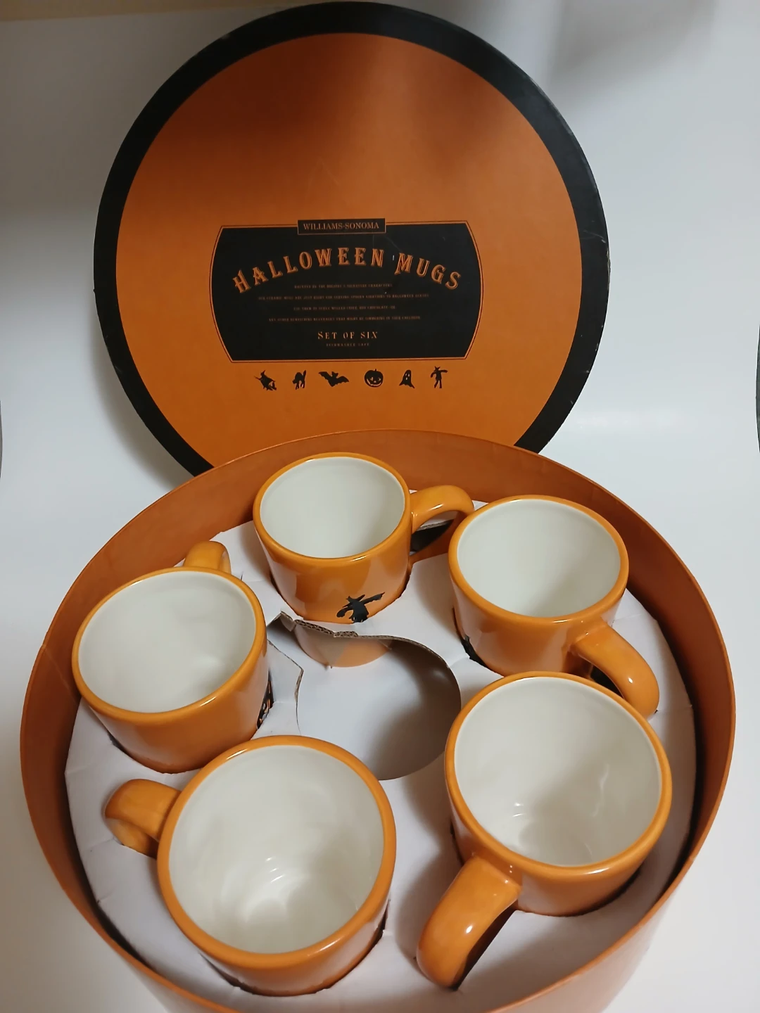 2003 Williams-Sonoma Halloween Mugs, Set of 5 - photo 2