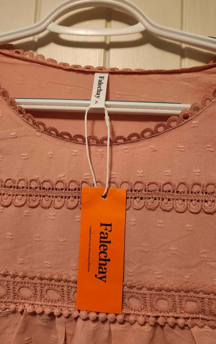 Falechay Pink Long Sleeve Blouse Size XL - photo 5