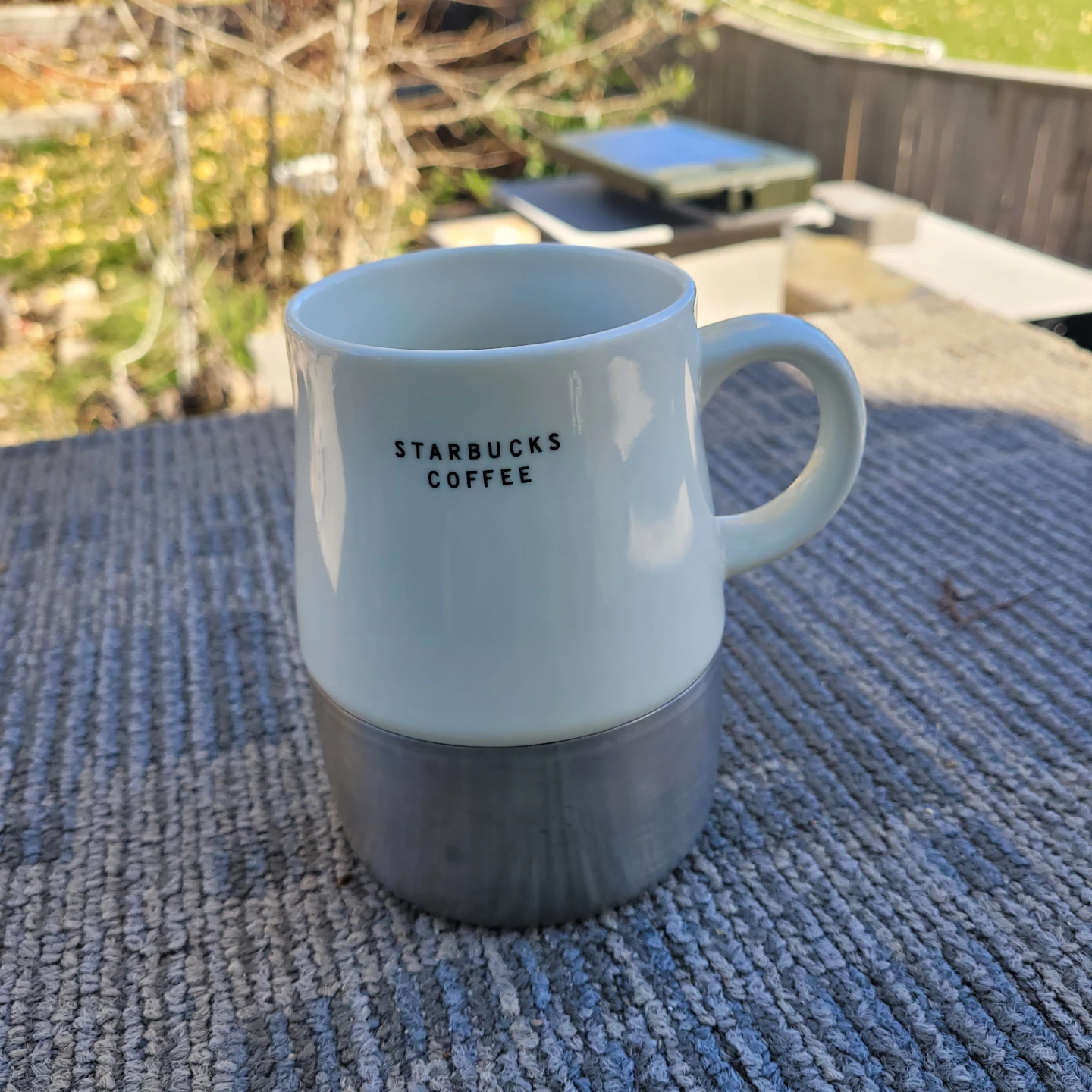 Starbucks Coffee 14oz Ceramic and Stainless Mug
