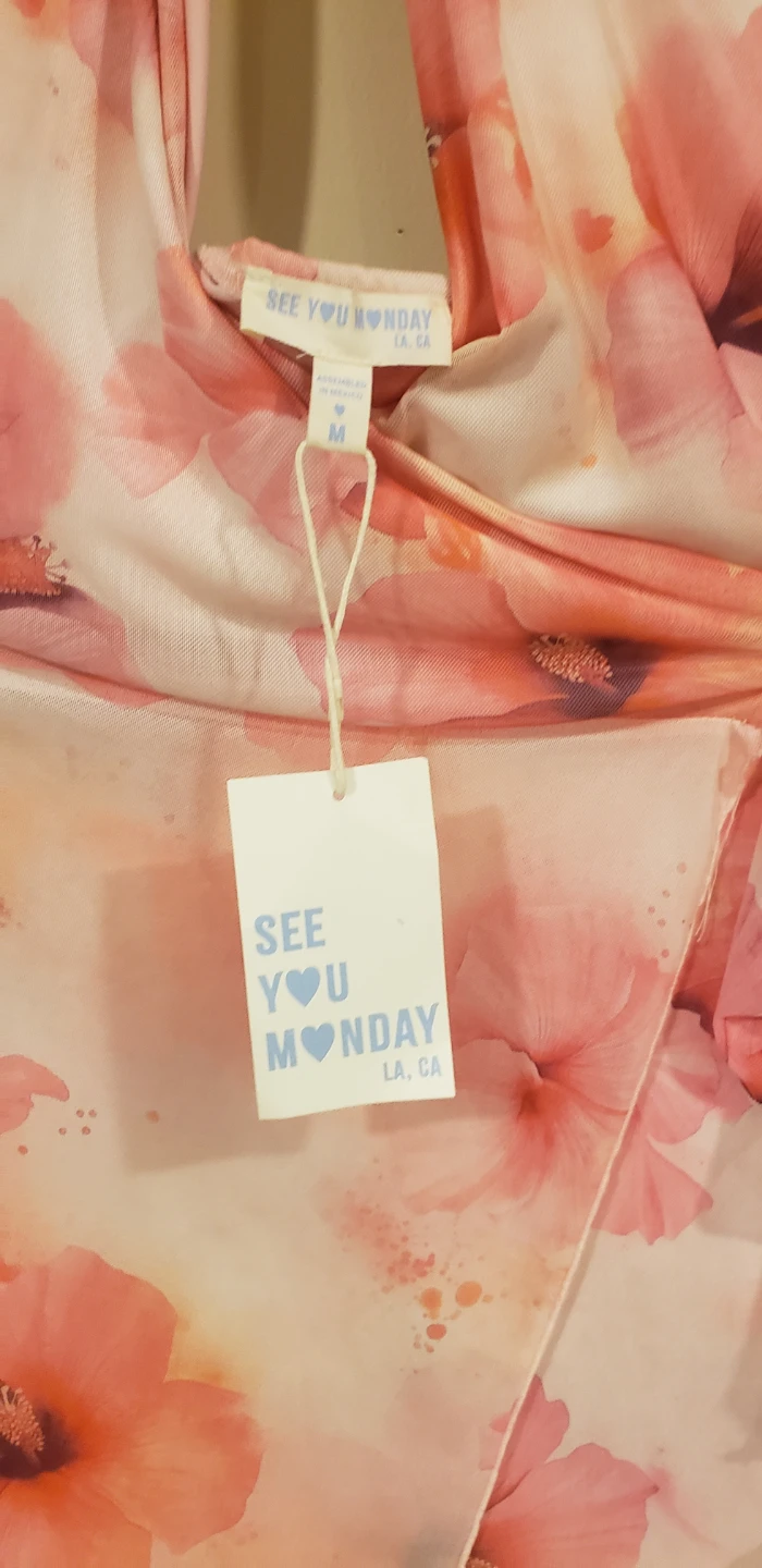 See You Monday Floral Halter Dress - photo 2