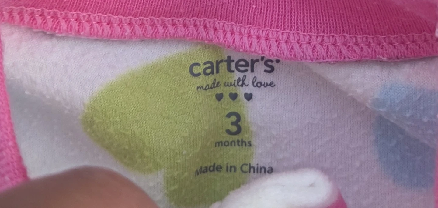 Carter's baby sleeper, size 3 months - photo 3
