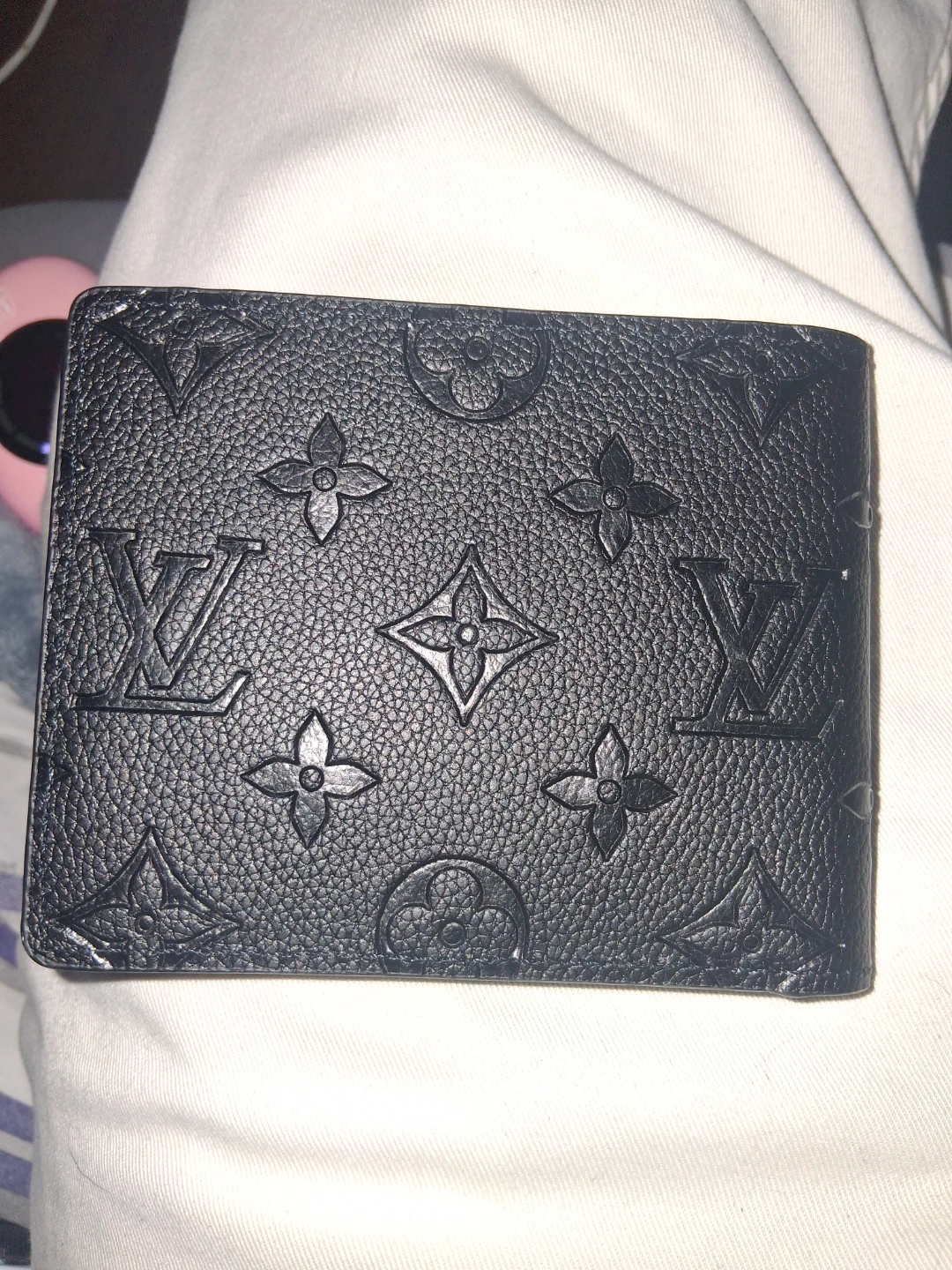 Louis Vuitton Monogram Empreinte Bifold Wallet Black