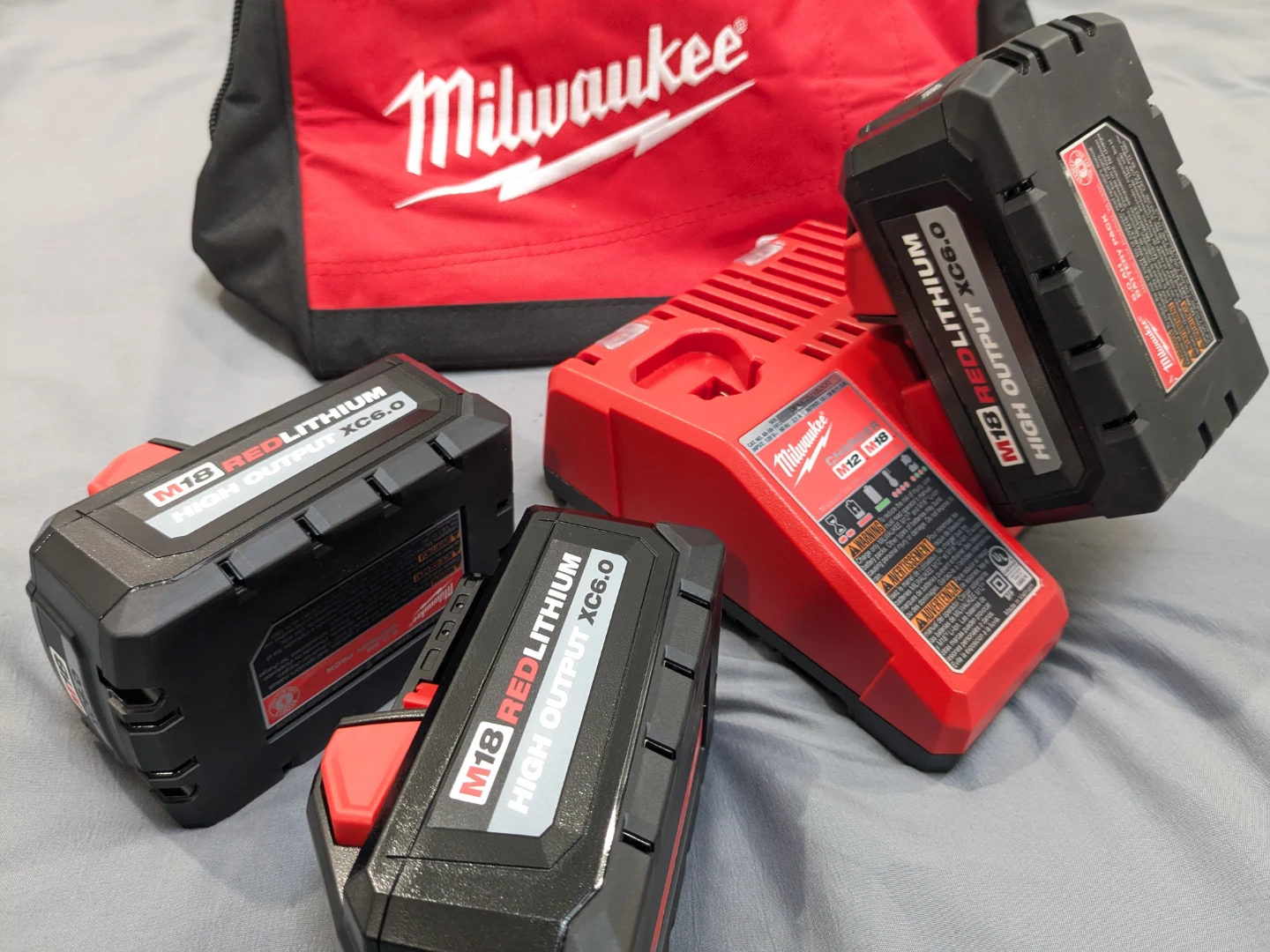 M18 Milwaukee XC 6.0 HIGH OUTPUT 3pack Starter Kit