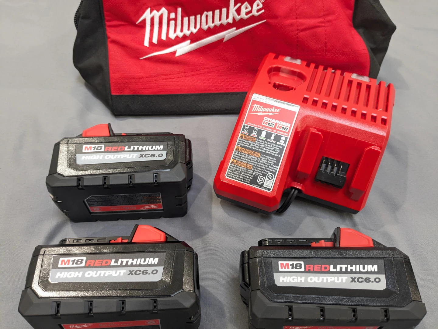 M18 Milwaukee XC 6.0 HIGH OUTPUT 3pack Starter Kit - photo 3