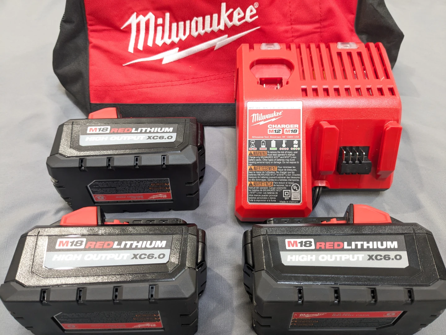 M18 Milwaukee XC 6.0 HIGH OUTPUT 3pack Starter Kit - photo 4