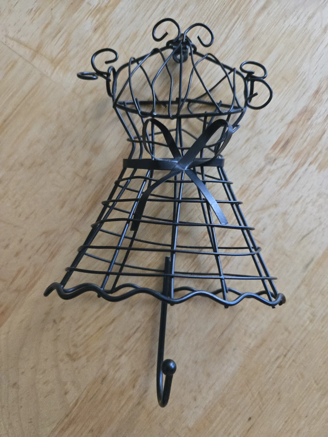 Set of 3 Vintage Style Wire Dress Form Wall Hooks - photo 4