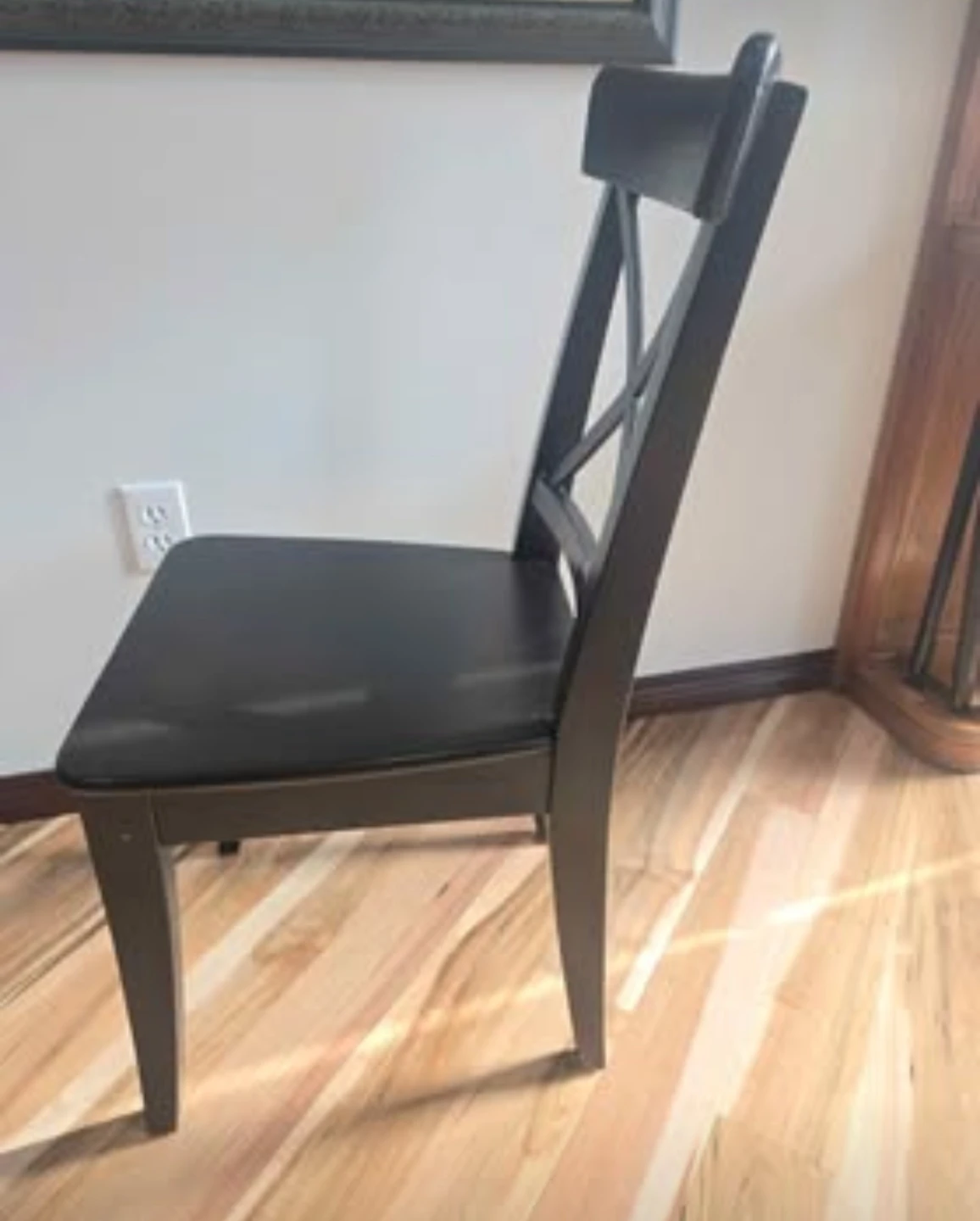 Ikea Rosentorp Chair solid wood black. - photo 2