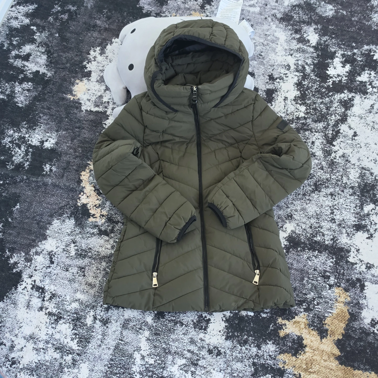 DKNY Olive Puffer Jacket