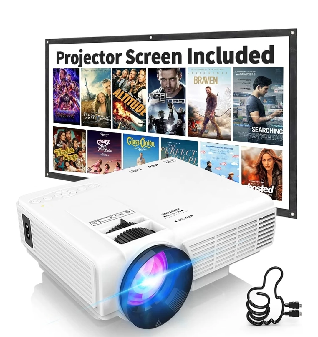 LED Smart Projector with Screen - photo 5