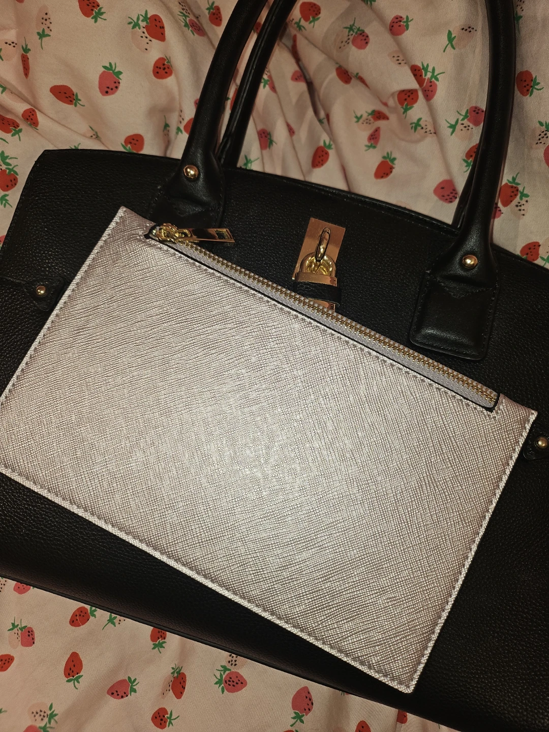 Call It Spring Black Handbag with cross body attachment included - photo 4