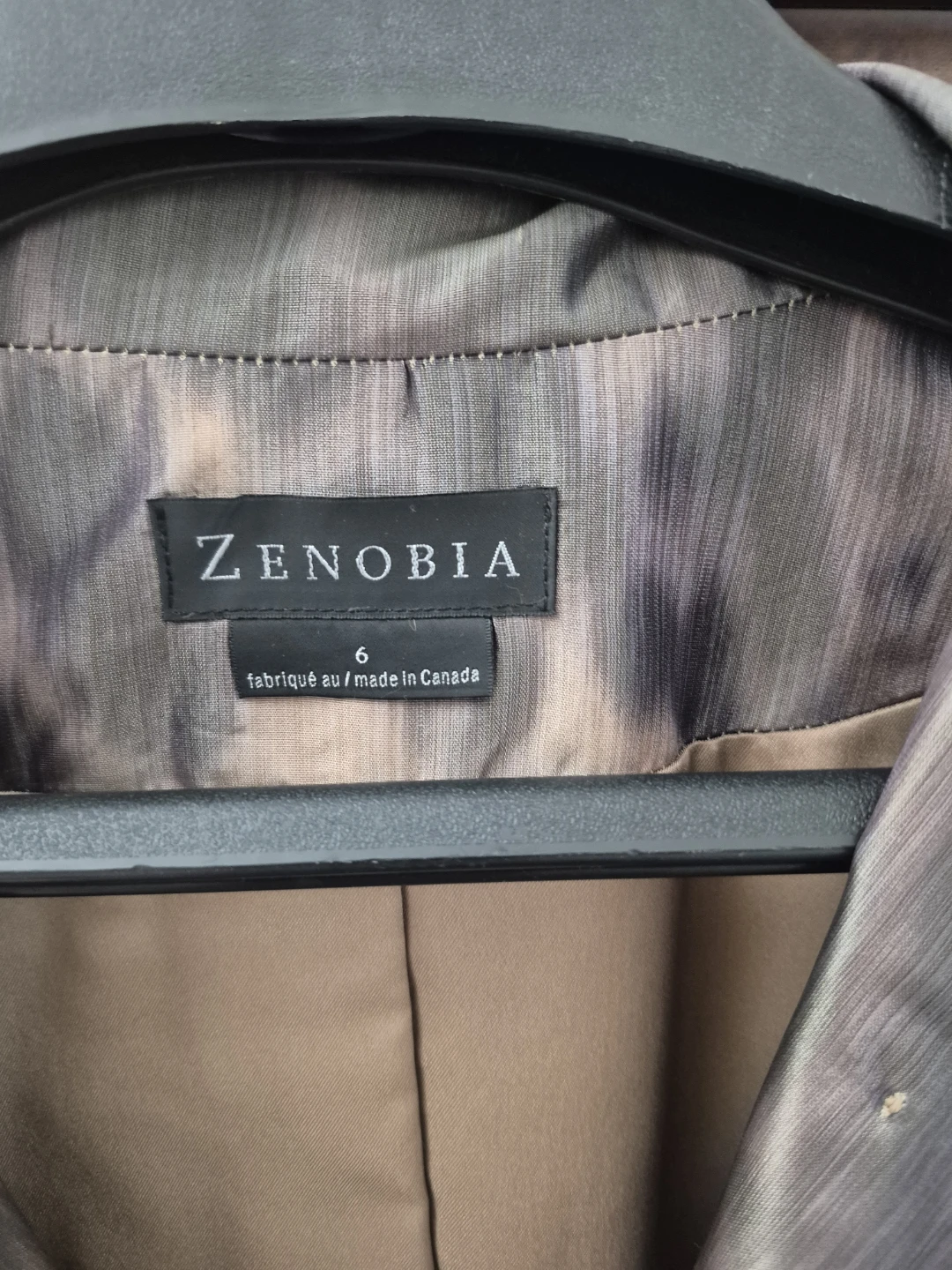 Zenobia Animal Print Trench Coat Size 6 - photo 3