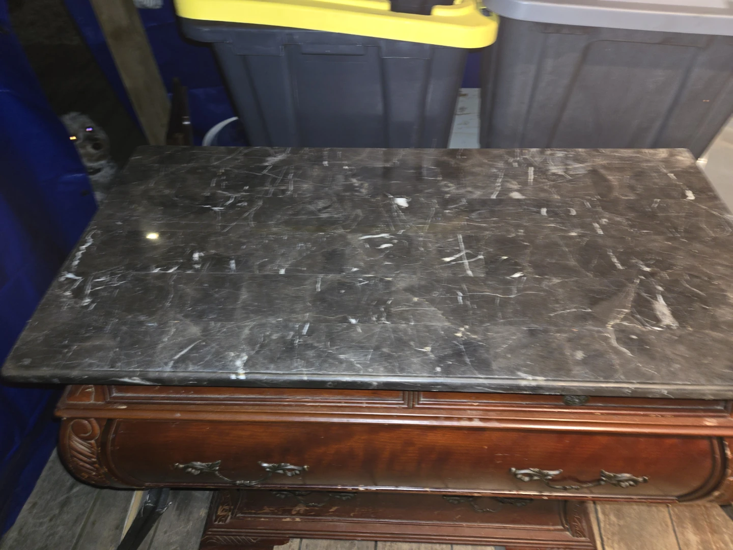 Bombay Chest with Marble Top $225 OBO - photo 2