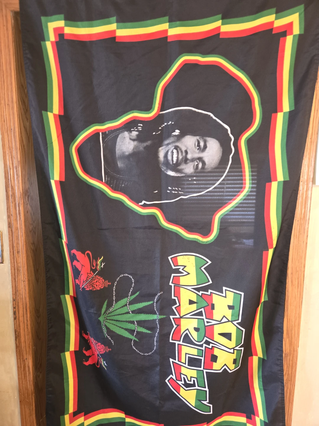Bob Marley Wall Flag