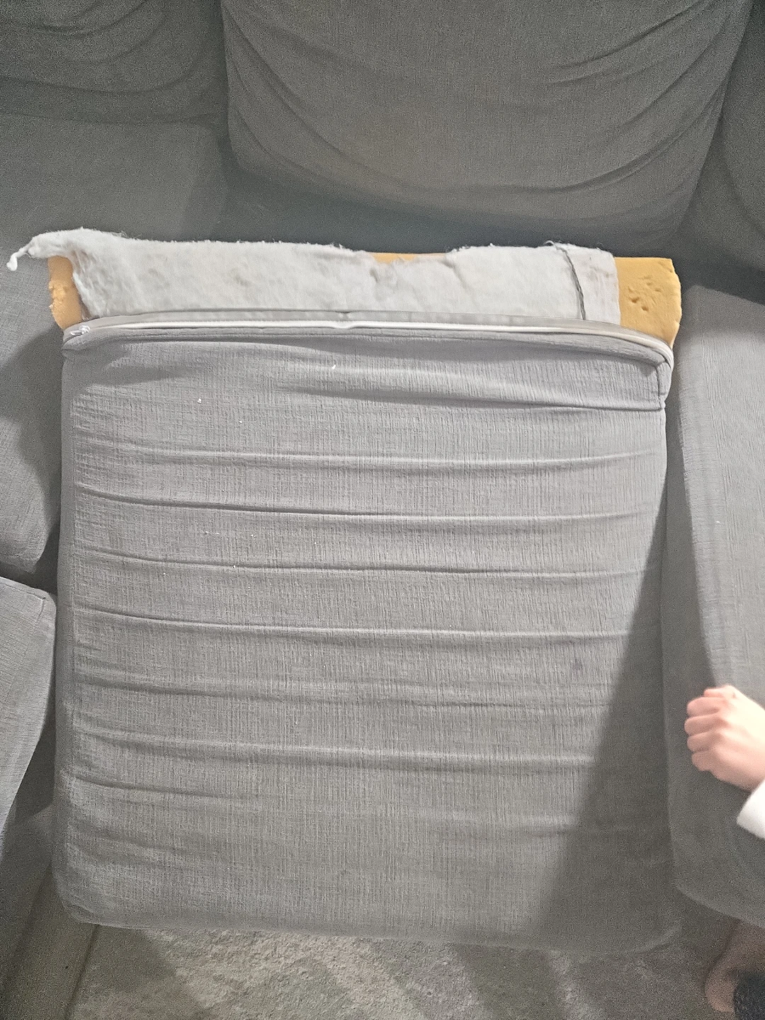 Grey sectional - photo 3