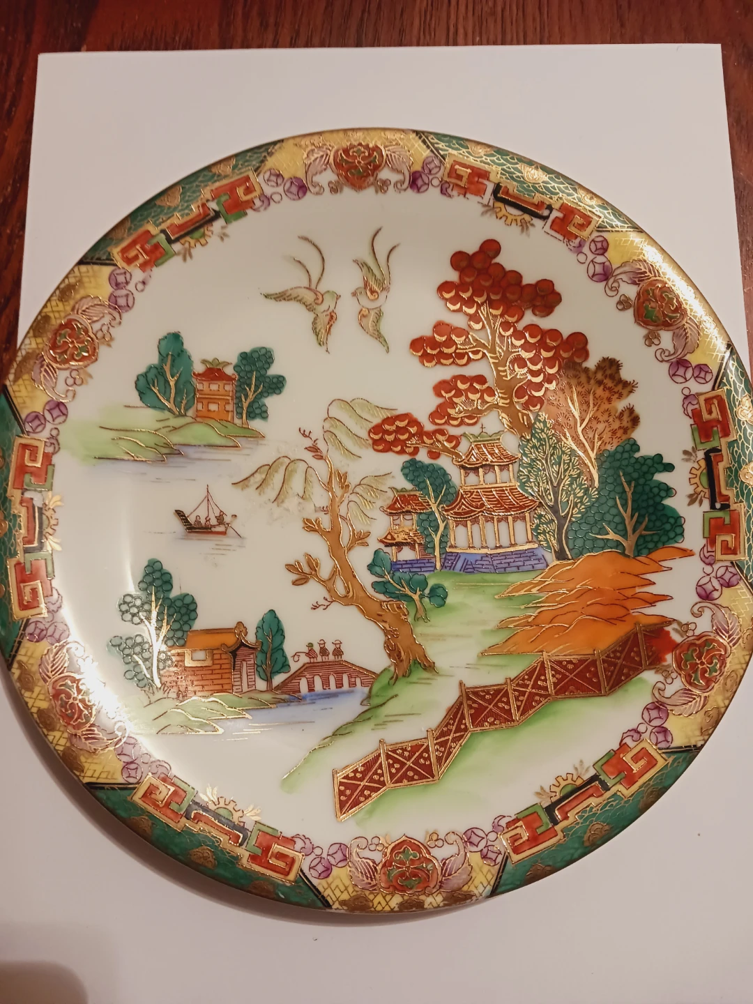 Beautiful Hand Painted in Occupied Japan Decorative Plate - photo 4