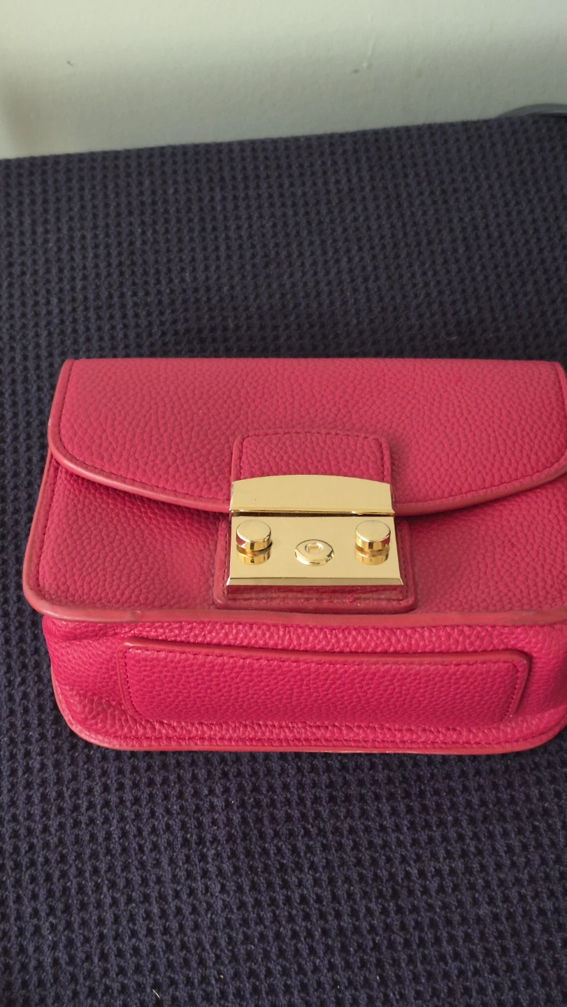 Pink Furla Crossbody Bag